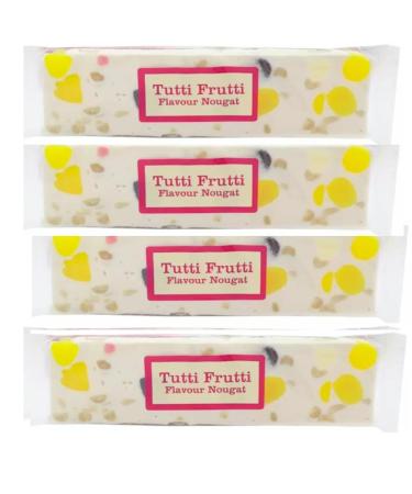 Tutti Frutti Nougat Four pack - 4 x 130g Bars | Fruity Bliss in Every Bite!