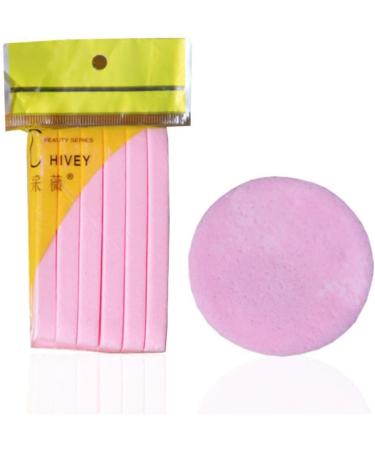 Beaupretty 12-Pack Pink Cosmetics Puff Facial Cleansing & Peeling Sponges for Men & Women - Buy Online on GoSupps.com