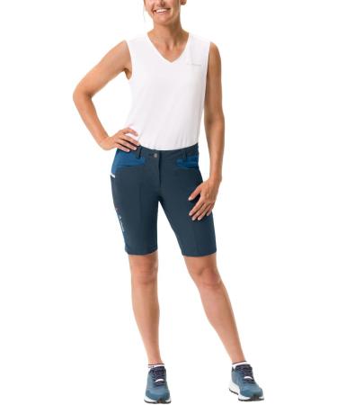 VAUDE Women's Elope Bermuda Shorts 42 - Dark Sea | Stylish & Eco-Friendly International Shipping - Buy Online on GoSupps.com