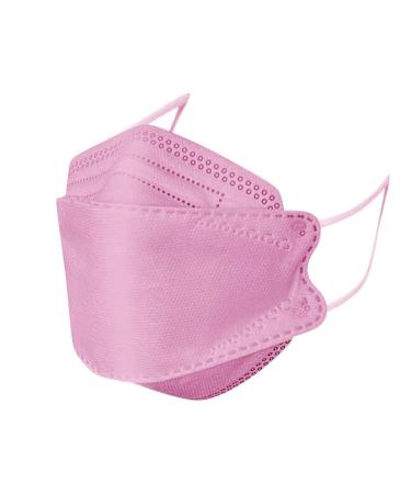 60Packs Fish-Shaped Disposable Face_mask Black Non Woven Fabric Mouth_Cover for Women Men Individual Package:10pcs/Pack