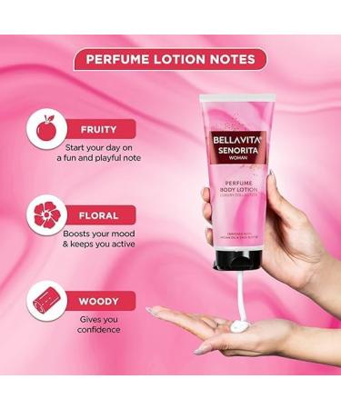 Be_lla V_ita Luxury Senorita Perfume Body Lotion - Nourishing Hydration with Argan Oil & Shea Butter | 200ml - Buy Online on GoSupps.com