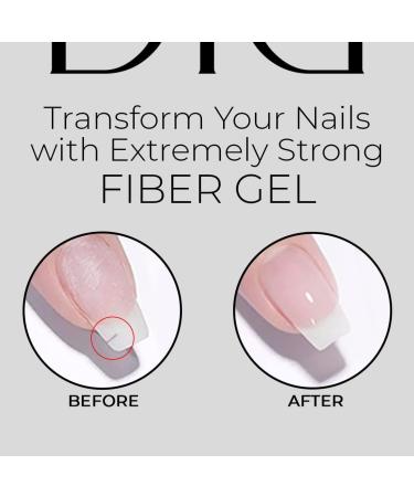 Didier Lab - Premium Fiber Glass Solid Builder Gel for Nails - Hard Gel Builder for Extension - Nail Strengthener - LED UV Builder Gel for Nails - Split Nail Repair - Nail Hardener Gel - 15 ml 15 ml (Pack of 1) Fiber Glass Gel - Buy Online on GoSupps.com