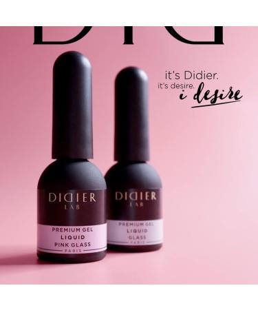 Didier Lab Premium Pink Glass Builder Gel 10ml - Nail Extension & Strengthener - LED UV Gel for Repair & Hardening - Buy Online on GoSupps.com