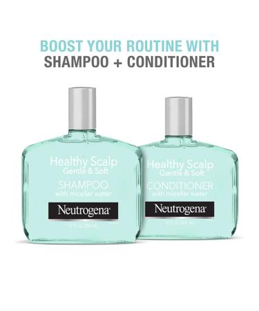 Neutrogena Gentle & Soft Healthy Scalp Conditioner - Sensitive Scalp Care | Lightweight Moisture with Micellar Water | pH-Balanced, Color-Safe - 12oz - Buy Online on GoSupps.com