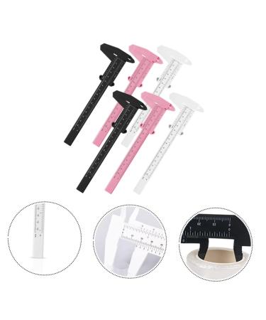 FOMIYES 18 Pcs Locating Rule Face Tools Digital Caliper Micrometer Eyebrow Measuring Rulers Mold Mini 1 count (Pack of 1) Assorted Colorx3pcs - Buy Online on GoSupps.com