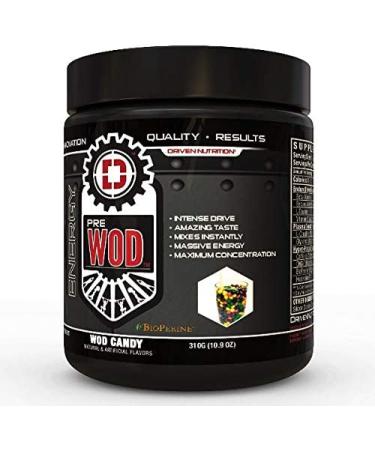 Driven PREWOD Energy Drink Powder  50 Servings - Pre-Workout Supplement with Caffeine & Beta-Alanine - Energy  Focus  Strength  & Endurance for High-Intensity Training & Weight Lifting - WOD Candy Wod Candy 50 servings - Buy Online on GoSupps.com