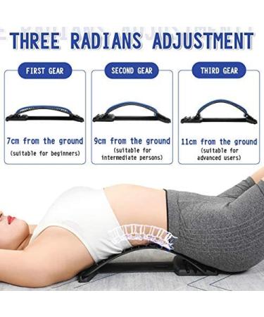 Back Stretcher Support for Lumbar Pain Relief - Multi-Level Spine Deck Massager for Herniated Disc, Sciatica, Scoliosis - Upper and Lower Back Stretching Device - Buy Online on GoSupps.com