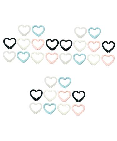 Housoutil 20 pair of mask ears mask hanging hook mask ears ear protection mask hanging ear protection mask hook silicone cover 1 piece (1 Pack) different colors x 3 pieces