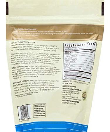 Buy Spectrum Essentials Organic Ground Chia Seed - 10 Oz | Nutrient-Rich Superfood - Buy Online on GoSupps.com