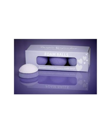 Foam Balls for Domed Cupcake Toppers (Box 6)
