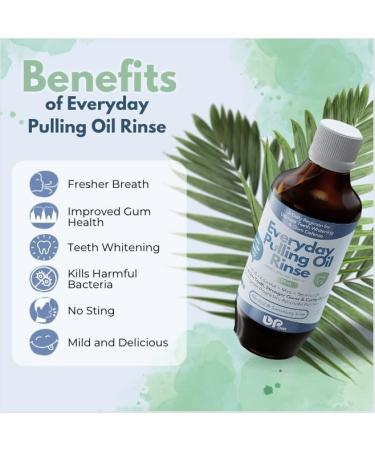 UpOne Whitening Oil Pulling Rinse - 25+ Herb Oil Blend Alcohol-Free Ayurvedic Formula for Teeth Whitening Fresh Mint Flavor Bad Breath Eliminator - 8 fl. oz | Shop Now - Buy Online on GoSupps.com