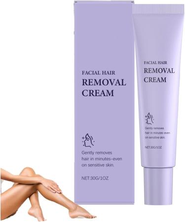 Hydrateology Cr me d' pilation faciale douce et indolore pour le visage d pilatoires hydratants pour le visage et le corps pour tous les types de peau (1)