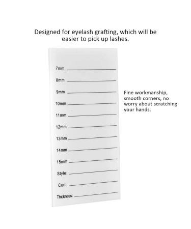 Professional Eyelash Extension Holder Plate - Acrylic Make-up Tool for Home & Beauty Salon Use - Buy Online on GoSupps.com