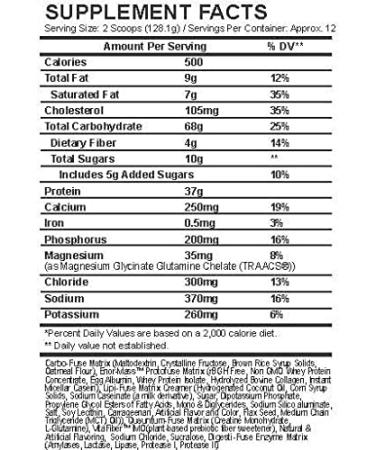 EnorMass Chocolate Quake - Top Weight Gainer & Muscle Builder | 500 Cal/Serving | Fast International Shipping - Buy Online on GoSupps.com