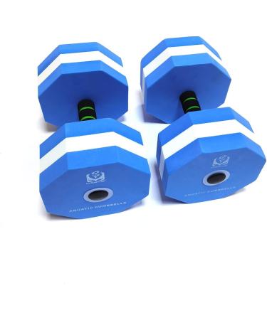 Octagon Water Aerobic Foam Dumbbells - 1 Pair, Pool Resistance for Water Fitness, Weight Loss Exercise Equipment by davidamy's gift - Buy Online on GoSupps.com