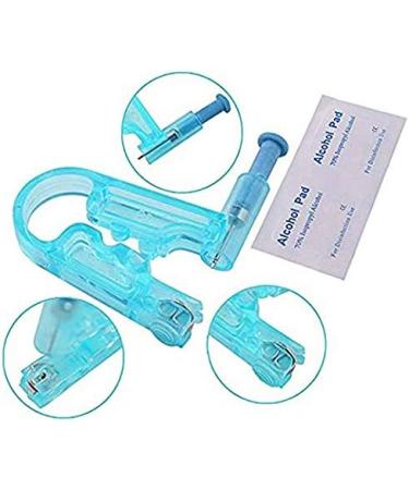 10pcs Disposable Safety Sterile Ear Piercing Gun Unit Tool With Ear Stud Asepsis Pierce Kit (Gold Pink) - Buy Online on GoSupps.com