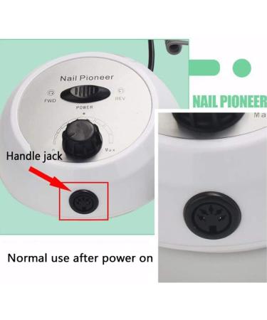 25 000 RPM Upgraded Electric Nail File Drill for Nail Care Powerful Manicure Pedicure Set for Removing Acrylic Nails Gel Nails Smooth - Buy Online on GoSupps.com