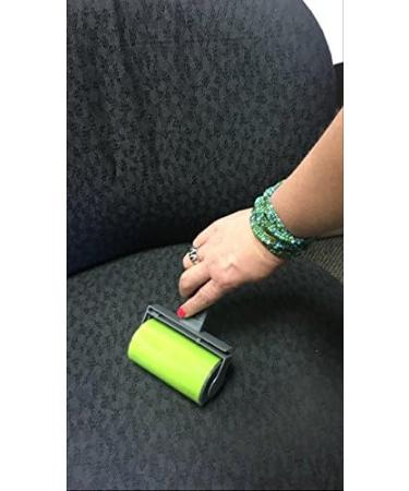 Best Sticky Gel Lint Roller Cleaner | Washable Pet Hair Remover Set | Reusable for Clothes & Car Seats - Green - Buy Online on GoSupps.com