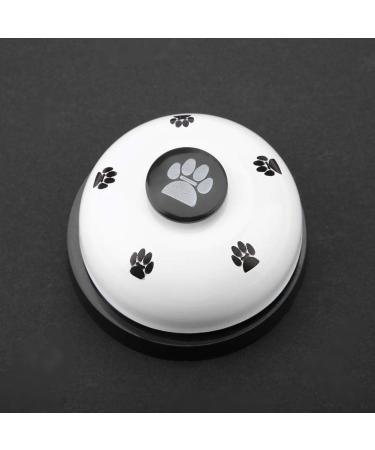 Youthink Iron Cartoon Pet Doorbell Interactive Toy for Dogs & Cats - Durable Non-Slip Base (White) - Buy Online on GoSupps.com
