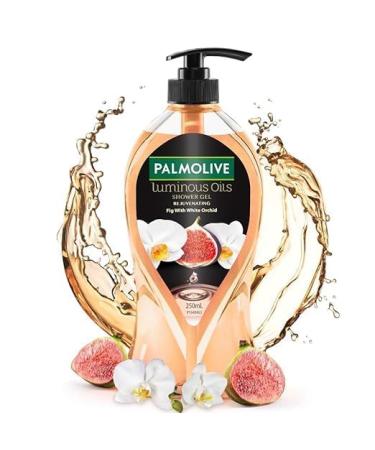 Luminous Oil Rejuvenating Body Wash for Women & Men 250ml Pump Bottle Shower Gel With 100% Natural Fig Oil & White Orchid Extracts For Soft & Radiant Skin PH Balanced Bodywash