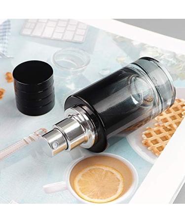 30ml Gradient Glass Perfume Bottle - Empty Cylindrical Bottle with Fine Atomizer (Black) | International Shipping Available - Buy Online on GoSupps.com