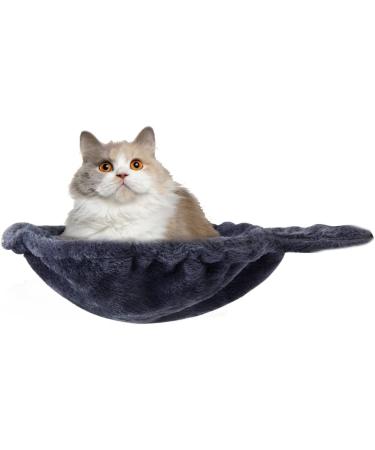 FISH&NAP Cat Tree Hammock with Sisal Scratching Posts and Jump Platform - Grey Smokygrey - Buy Online on GoSupps.com