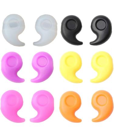 12 Pairs Anti-Slip Holding Tape for Glasses | Silicone Slide-Resistant Sleeves & Leg Covers - Buy Online on GoSupps.com