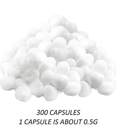 300 Absorbent Cotton Balls | Pure White Cotton Balls for Makeup Removal - Fat-Solter Quality - Buy Online on GoSupps.com