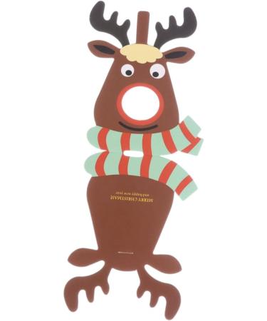  ABOOFAN ABOOFAN 75 Pieces Lollipop Card Decoration Card Lollipop Paper Christmas Message Card Christmas Lollipop Reindeer Candy Holder Chocolate - Buy Online on GoSupps.com