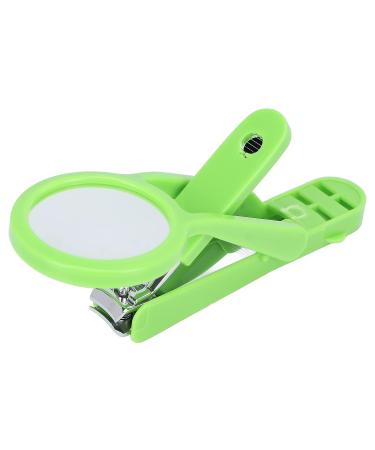 Senior-Friendly Nail Clipper with Magnifying Glass - Stainless Steel Adjustable Fingernail & Toenail Cutter (Green) - Perfect for Seniors & Babies - Buy Online on GoSupps.com