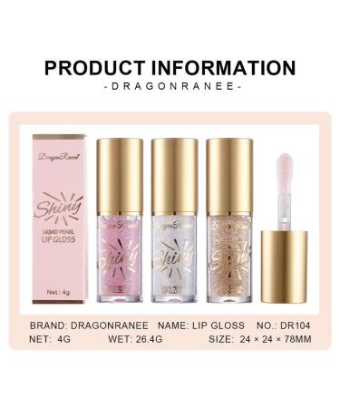 Buy Glitter Lip Oil - Hydrating Tinted Lip Balm & Shimmery Lip Gloss | Nourishing Non-Sticky Lip Care - Buy Online on GoSupps.com