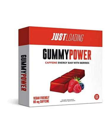 Just Loading Gummypower 3 Pack Gominola Caffeine Energy Bars