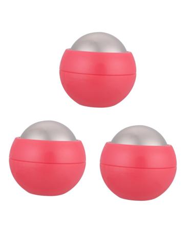 Frcolor 3st hand massage ball muscle ball foot massage device for feet body massage devices portable massage device ice massage device self-massage device hand tools roll pink face fitness ABS