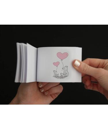 Blank Flip Book Paper with Holes 240 Sheets Flipbook Animation Paper
