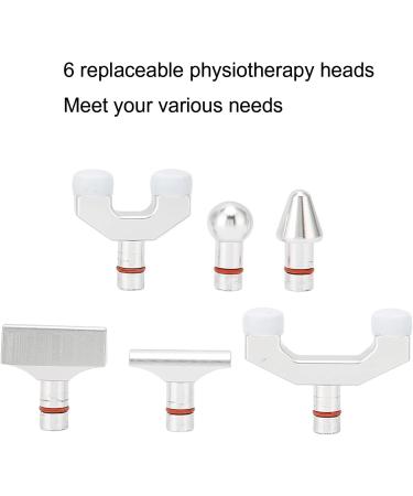 Chiropractic Adjustment Tool - Electric Vertebral Massage Device with 6 Massage Heads & 30 Adjustable Stages - Body Relaxation Pistol (Black EU) - Buy Online on GoSupps.com