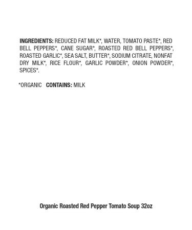 Pacific Foods Organic Creamy Roasted Red Pepper & Tomato Soup 32oz - Buy Online on GoSupps.com