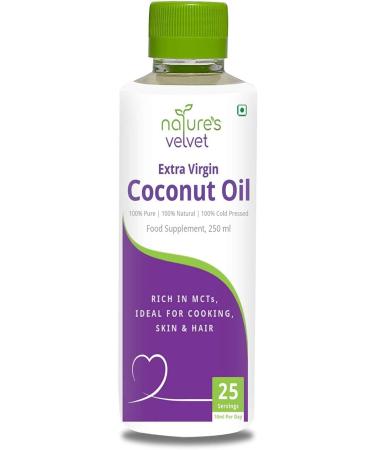 AOZA Natures Velvet Lifecare Virgin Coconut Oil for Cooking and Skin (250 Ml)