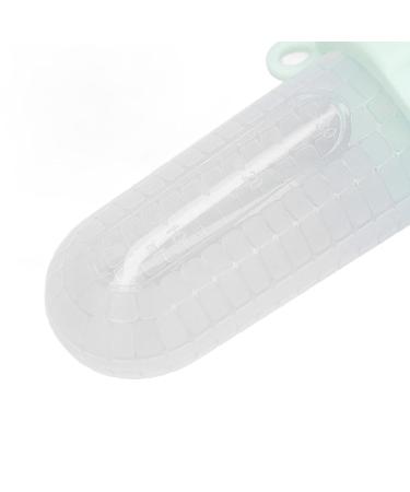 Buy Baby Food Dispenser Pacifier - Leak-Proof Silicone Fruit Feeder with Dust Cover (Mint Green) - International Shipping Available - Buy Online on GoSupps.com