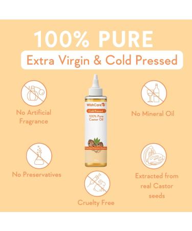 Cold Pressed Castor & Olive Carrier Oil - 200ml | Premium Quality for Skincare & Haircare | International Shipping Available - Buy Online on GoSupps.com