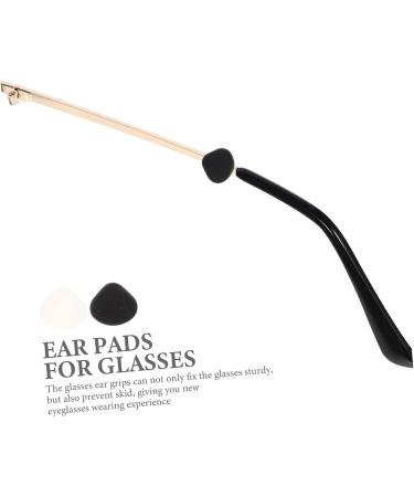Uonlytech 56 Pairs Anti-Slip Glasses Covers & Frame Hooks - Silicone Ear Gripping Holders for Eyewear | Black & White | International Shipping - Buy Online on GoSupps.com