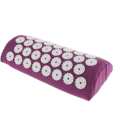 Cuticate Acupressure Pillow - Acupuncture Massage Neck Roll & Relaxation Pillow - Purple for Ultimate Comfort - Buy Online on GoSupps.com