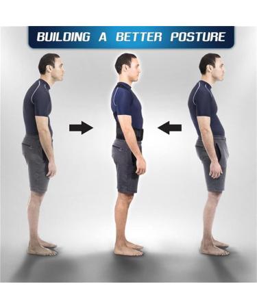 ZUIAI Posture Corrector Adjustable Support Magnetic Back Shoulder Brace Belt Unisex(CH) Small B - Buy Online on GoSupps.com