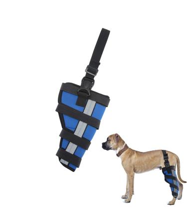 Dog Back Leg Support Dog Elbow Knee Brace Help Help Dog Keep The Joint Stable Pet Dog Hind Legs Protector|Blue (Left Leg XXS) left leg XXS