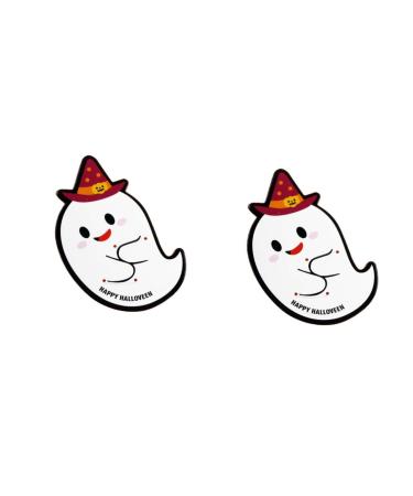 ABOOFAN 100 Pcs Lollipop Decoration Lollipop Greeting Card Lollipop Card Holder Packaging Decoration Card Lollipop Ghost Card Paper Card Candy Wrapping Card Sugar Card Halloween