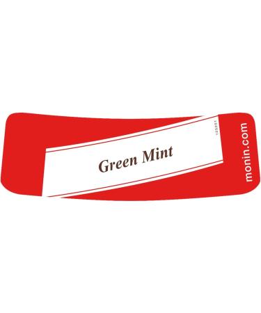 MONIN Premium Green Mint Syrup 1L - Ideal for Cocktails and Mocktails | Vegan-Friendly & Allergen-Free | 100% Natural Flavours - Buy Online on GoSupps.com