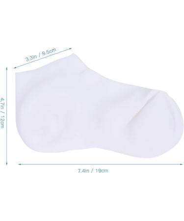 Buy Moisturizing Heel Protection Socks for Women - Spa Socks with Foot Sole - 1 Pair 21x13 cm Ideal for Dry Feet & Flawless Comfort - Buy Online on GoSupps.com