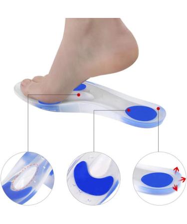 Foot Vault Pad Shoe Cushions for Plantar Fasciitis - X-Large Silicone Insoles for Running Support - Buy Online on GoSupps.com