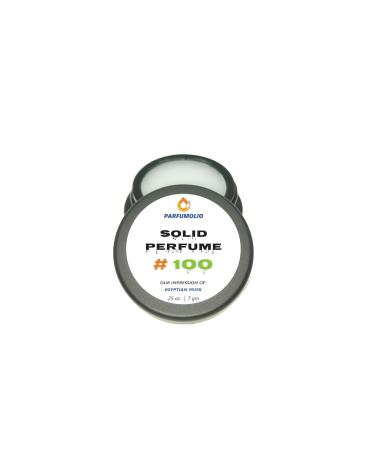 Solid Perfume #100 Inspired by Egyptian Musk Unisex Portable Non-Spill Fragrance Concentrated Long Lasting 7gm / 0.25 oz - Buy Online on GoSupps.com