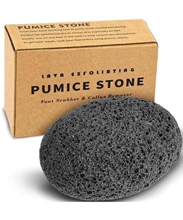 Maryton Pumice Foot Stone 1 Pcs - Pedicure Scrubber - Foot File and Callus Remover for Skin Exfoliation 1 Ct - Buy Online on GoSupps.com