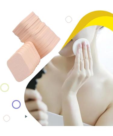 AUklOPVZZ 40pieces Washable Powder Puff For Liquid Makeup Round Face Paint Sponge Reusable Up Pads Wide Applications Makeup Sponge - Buy Online on GoSupps.com